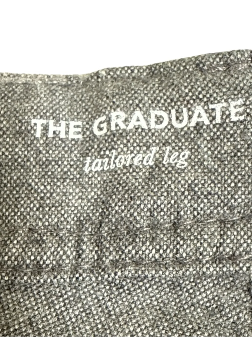 AG Adriano Goldschmied The Graduate Tailored Leg Gray Pants 36x34